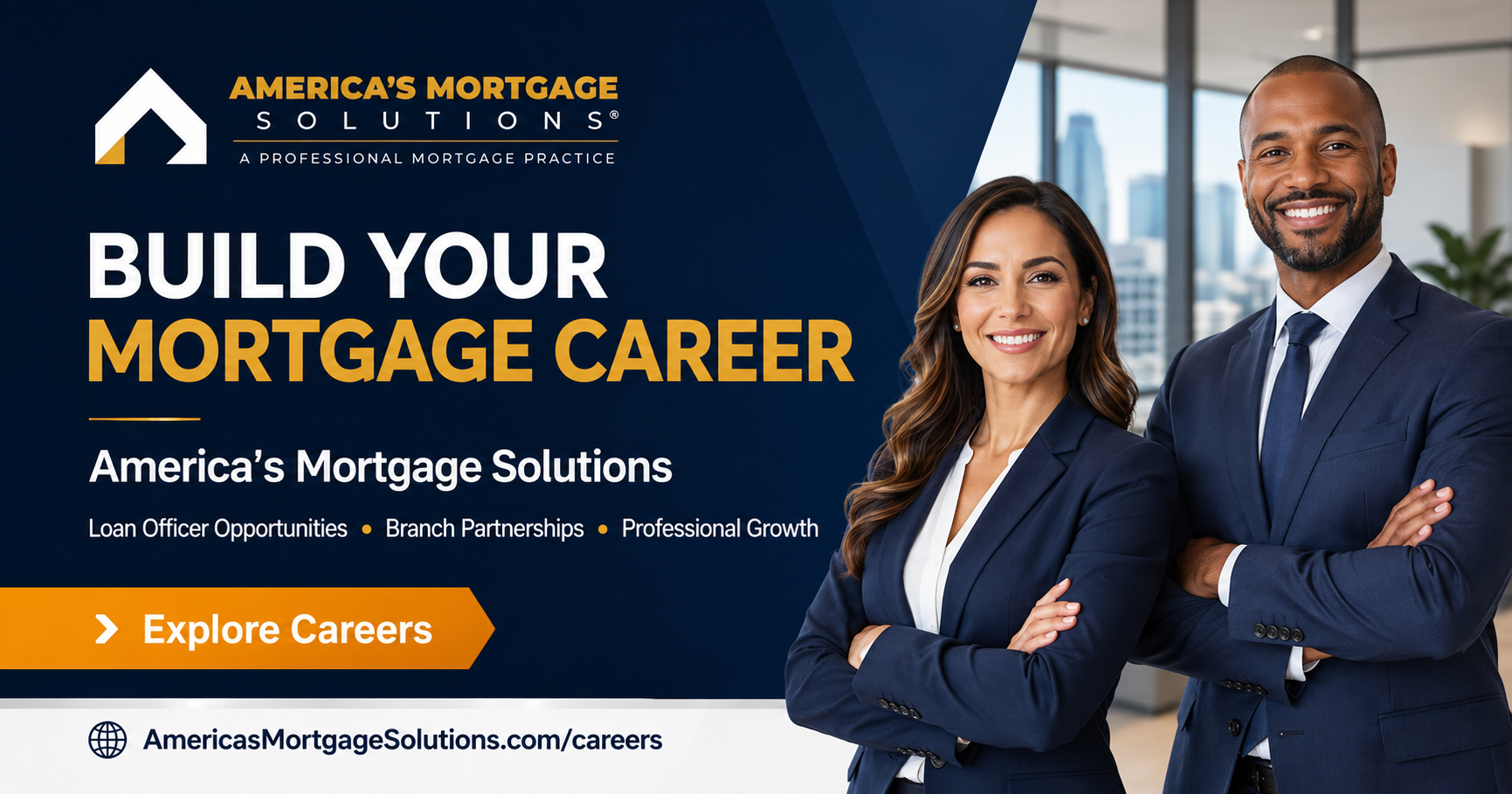 Mortgage careers and loan officer opportunities at America's Mortgage Solutions